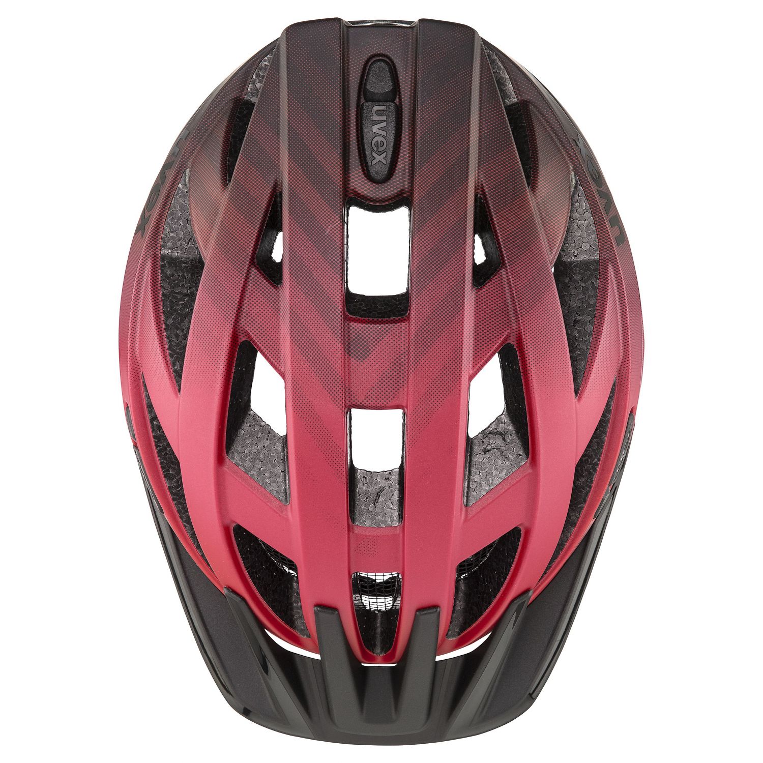Uvex i-vo cc, Fahrradhelm, schwarz/rot