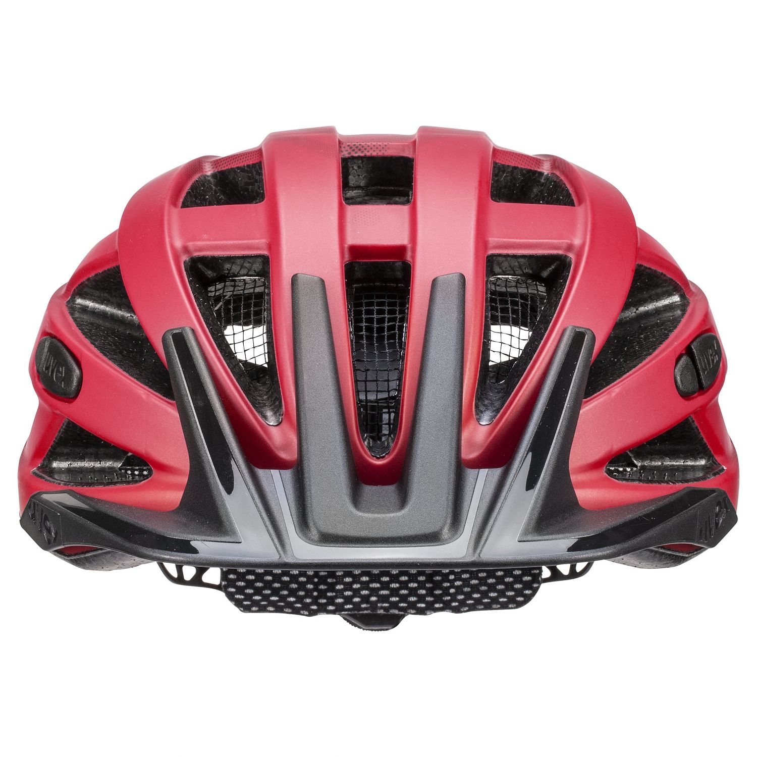Uvex i-vo cc, Fahrradhelm, schwarz/rot