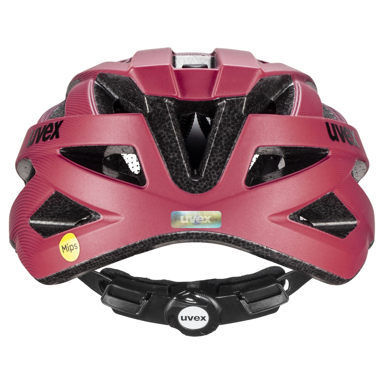 Uvex i-vo cc MIPS, Fahrradhelm, schwarz/rot