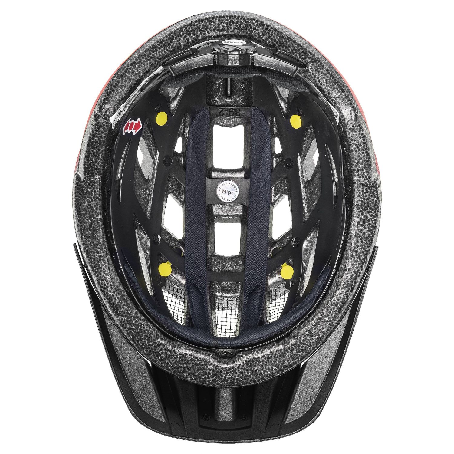 Uvex i-vo cc MIPS, Sykkelhjelm, Black-Red Matt