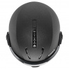 Uvex Instinct Visor, casco da sci con visiera, nero