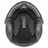 Uvex Instinct Visor, casco da sci con visiera, turchese