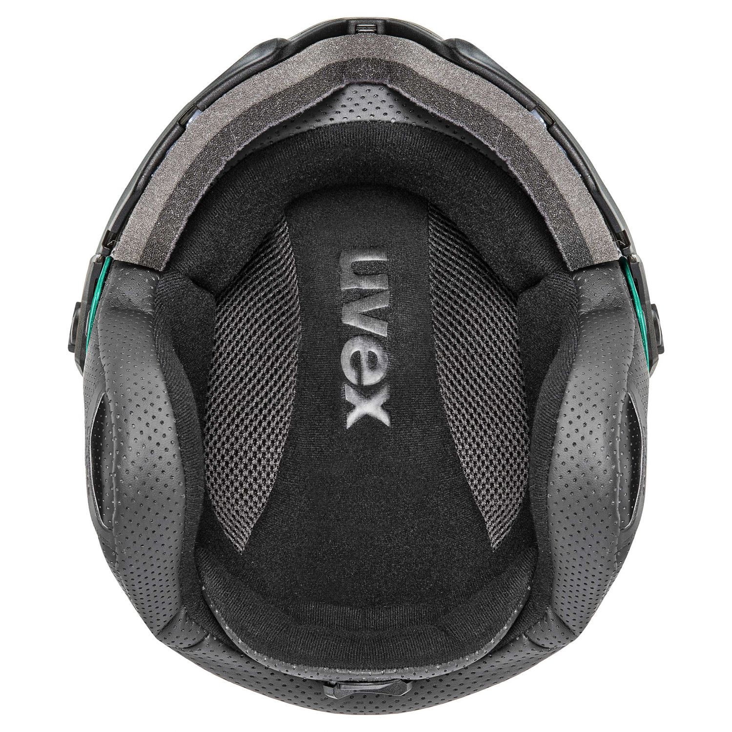 Uvex Instinct Visor, casco da sci con visiera, turchese