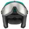 Uvex Instinct Visor, casco da sci con visiera, turchese