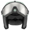 Uvex Instinct Visor, casco da sci con visiera, verde chiaro