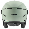 Uvex Instinct Visor, casque de ski à visière, vert clair