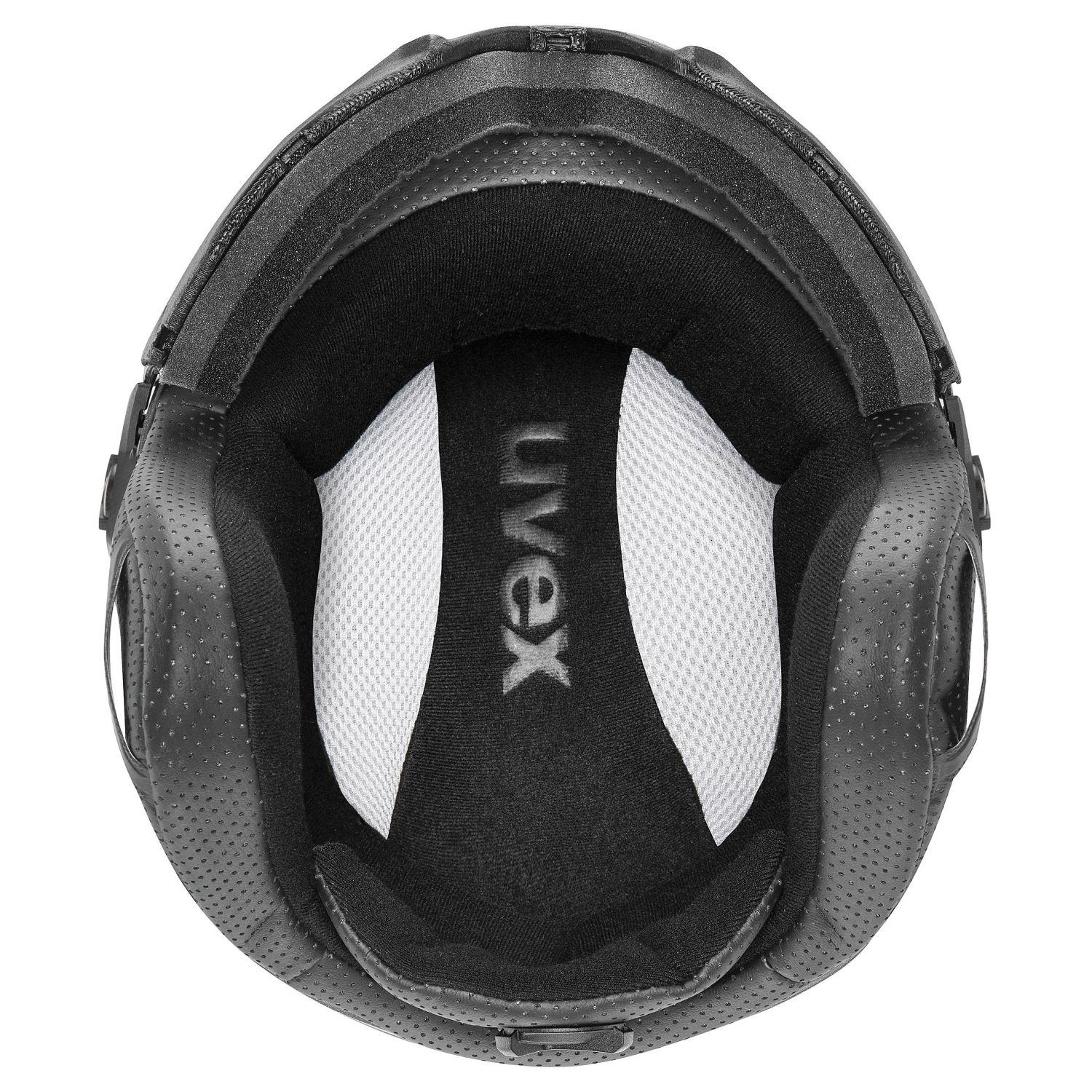 Uvex Instinct Visor, kask narciarski z wizjerem, biały