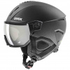 Uvex Instinct Visor, kask narciarski z wizjerem, czarny