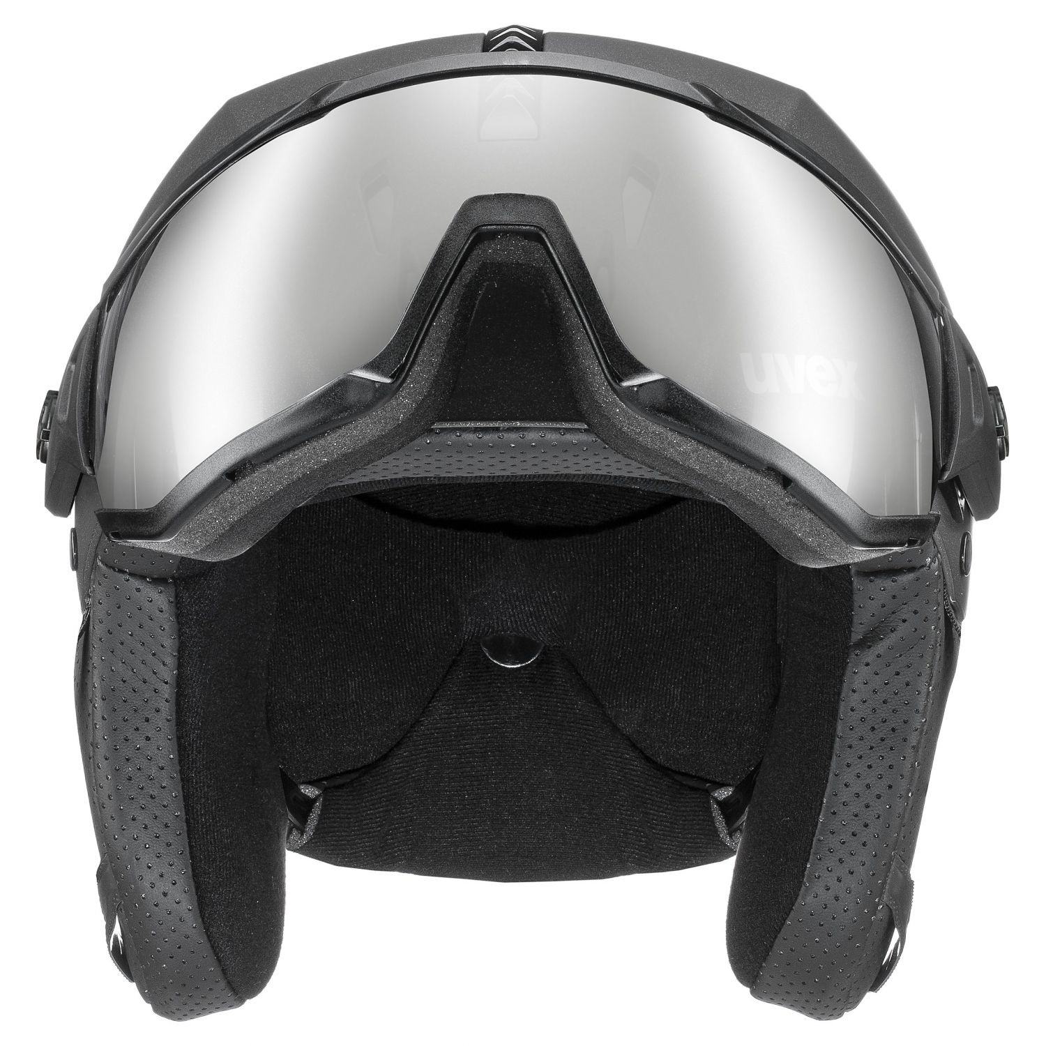 Uvex Instinct Visor, lyžiarska prilba s hľadím, čierna