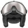 Uvex Instinct Visor Pro V, kask narciarski z wizjerem, szary