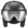 Uvex Instinct Visor Pro V, Skidhjälm med visir, Svart