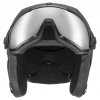 Uvex Instinct Visor, síbukósisak szemellenzővel, fekete