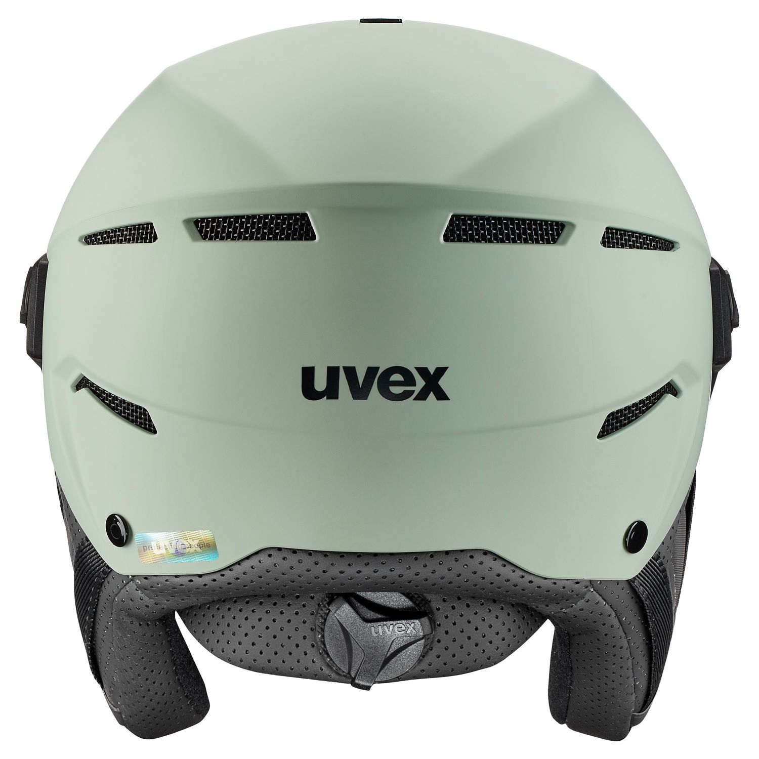 Uvex Instinct Visor, ski helm met vizier, lichtgroen