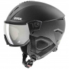 Uvex Instinct Visor, ski helm met vizier, rood/zwart