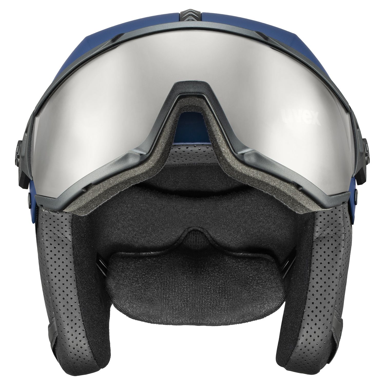 Uvex Instinct Visor, skihjelm med visir, navy