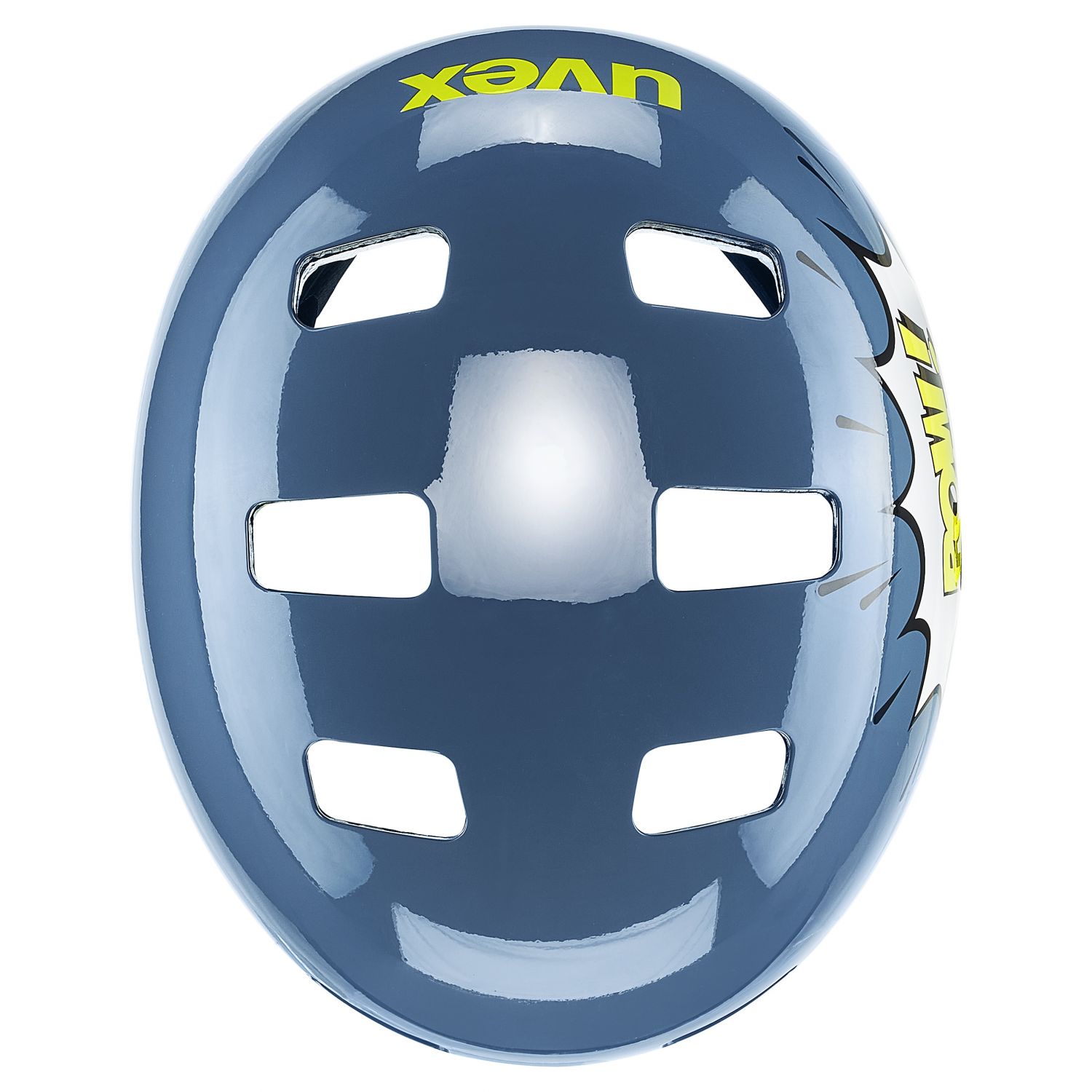 Uvex kid 3, Fahrradhelm, Junior, blau/gelb