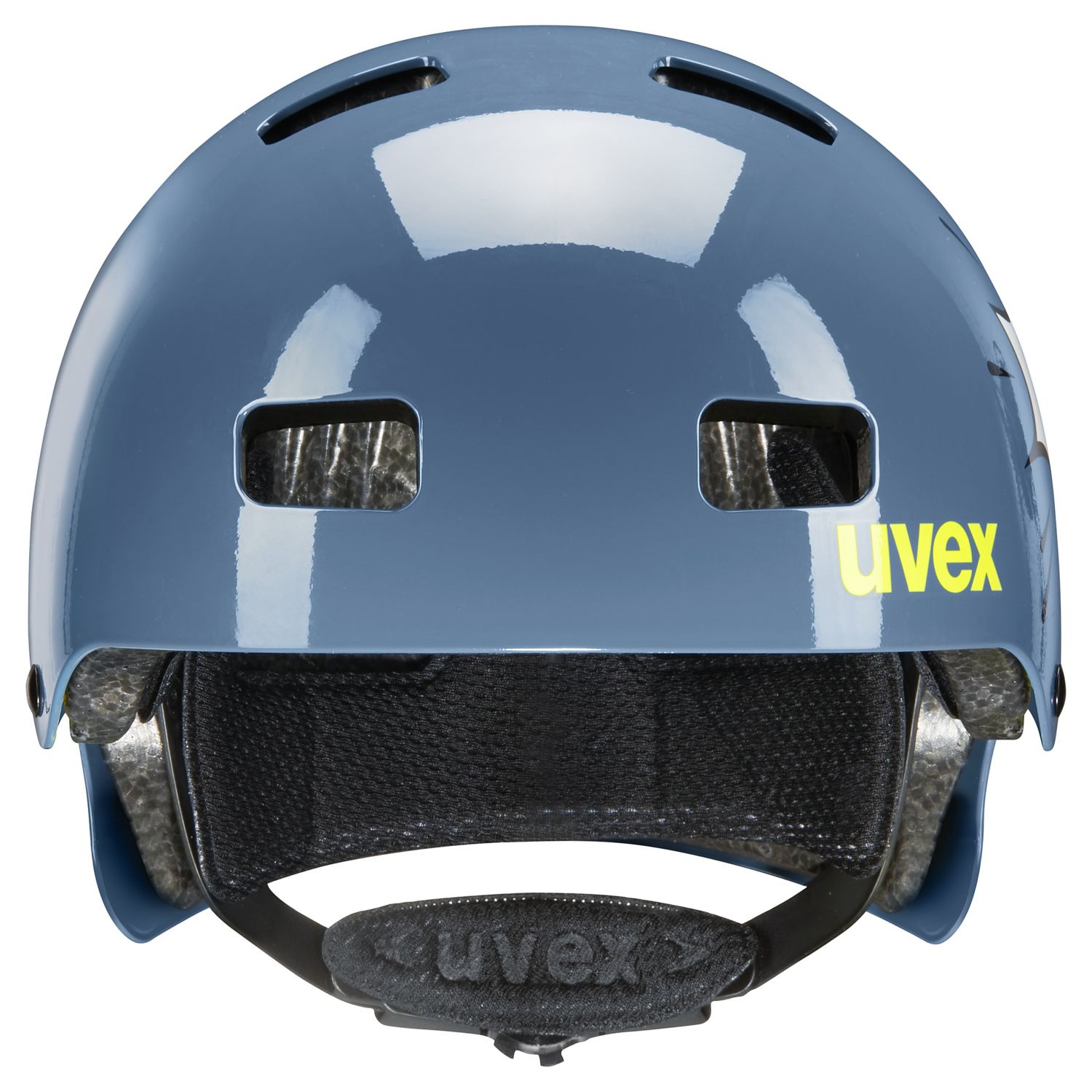 Uvex kid 3, Fahrradhelm, Junior, blau/gelb