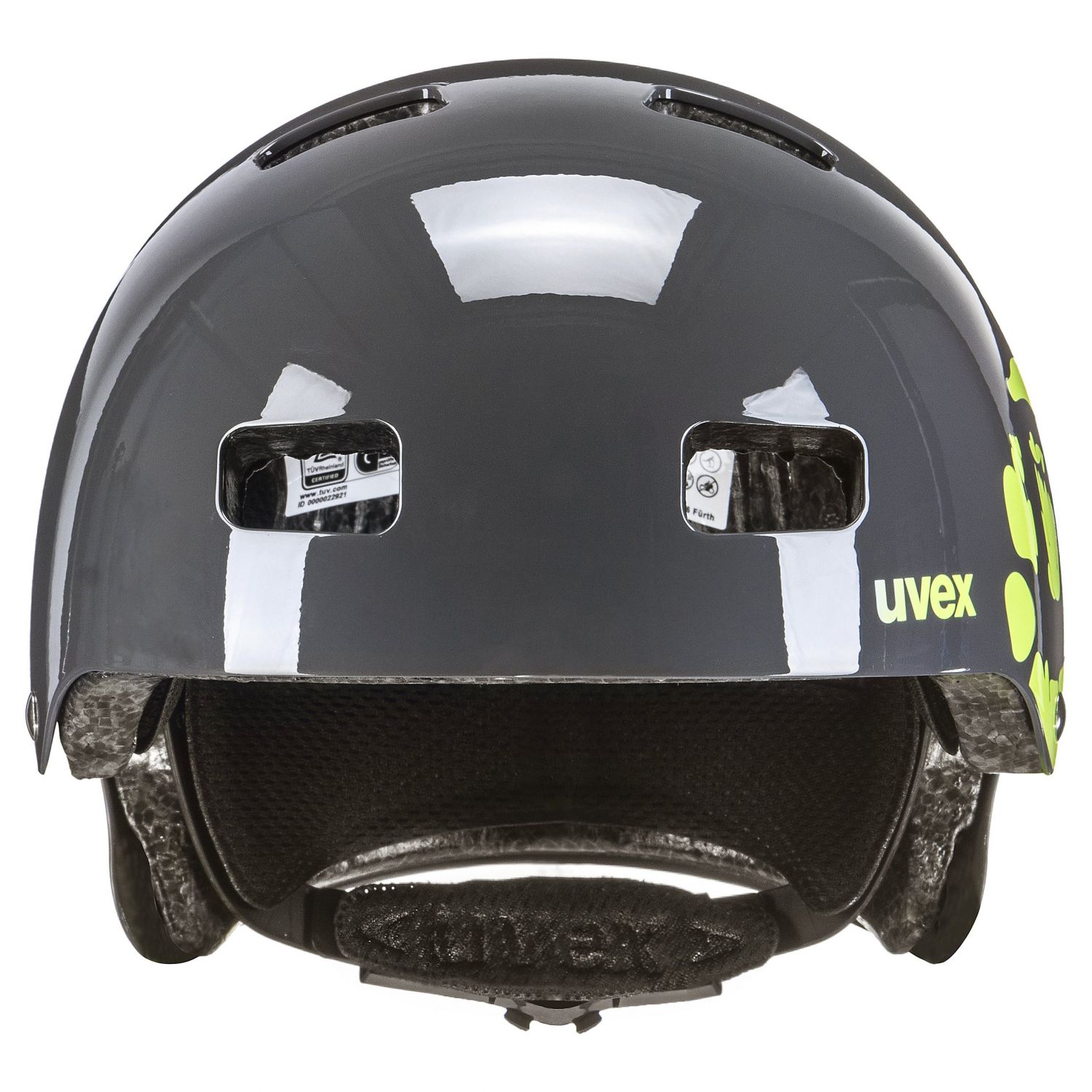 Uvex kid 3, Fahrradhelm, Junior, grau/gelb