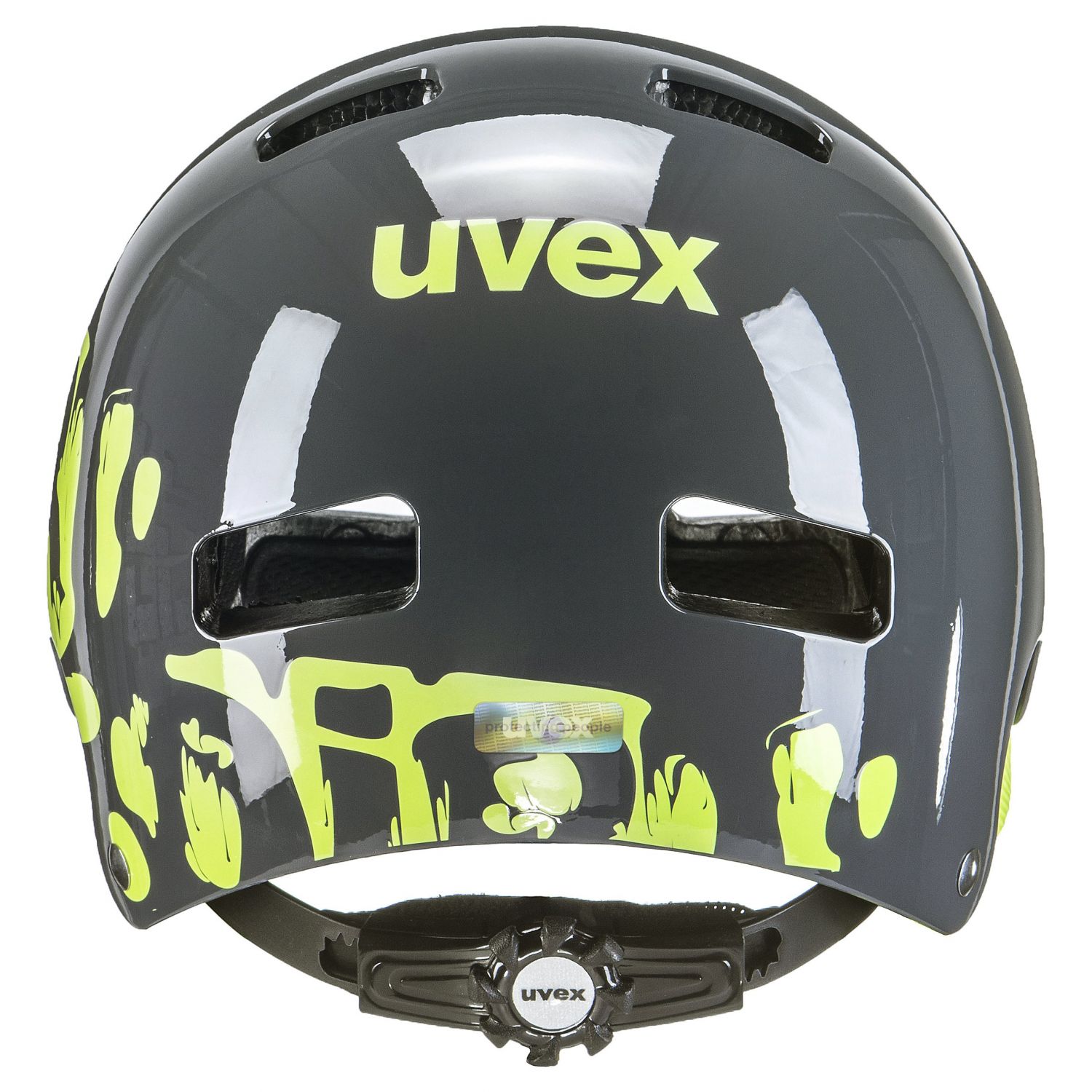 Uvex kid 3, Fahrradhelm, Junior, grau/gelb