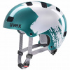Uvex kid 3, Fahrradhelm, Junior, türkis/silber