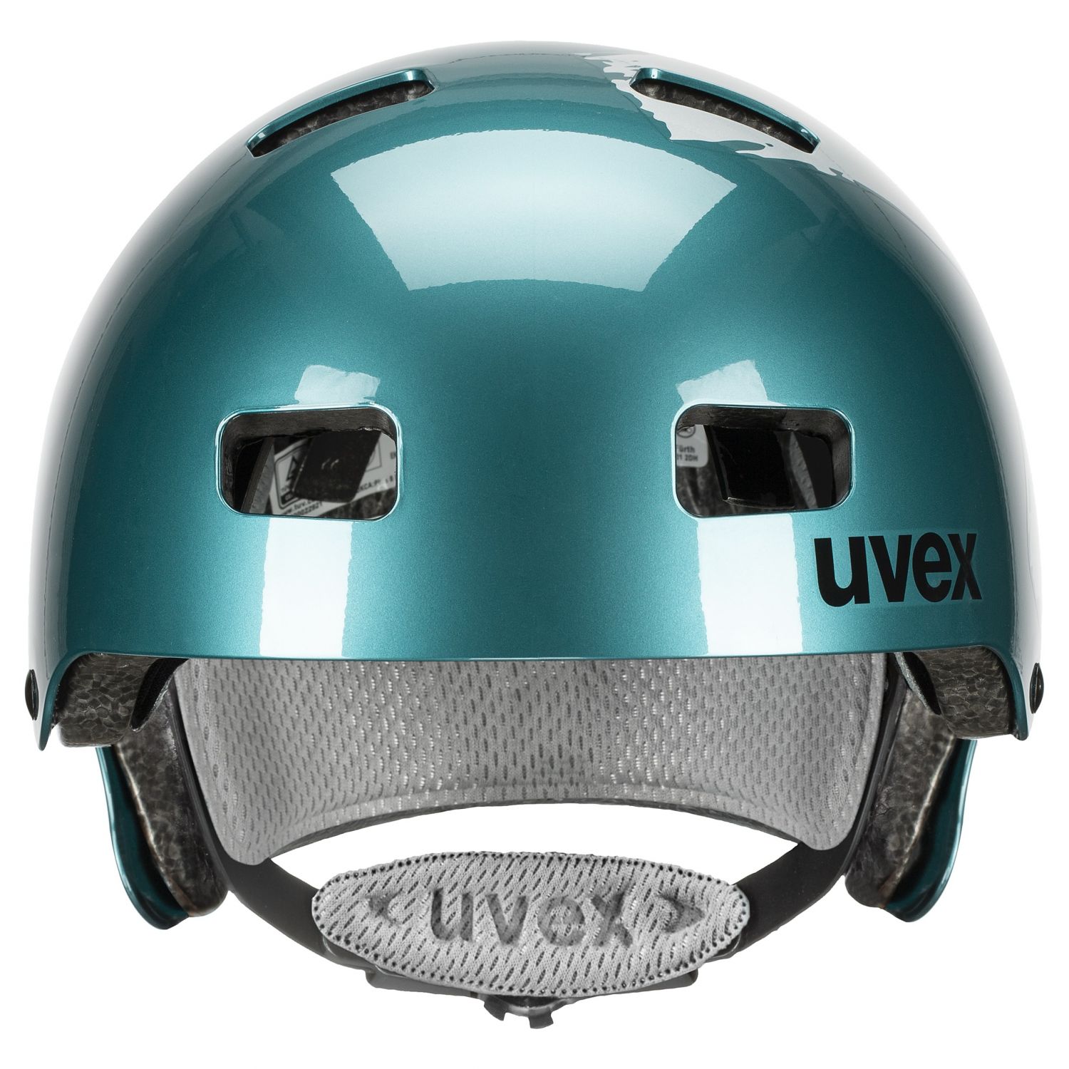 Uvex kid 3, Fahrradhelm, Junior, türkis/silber
