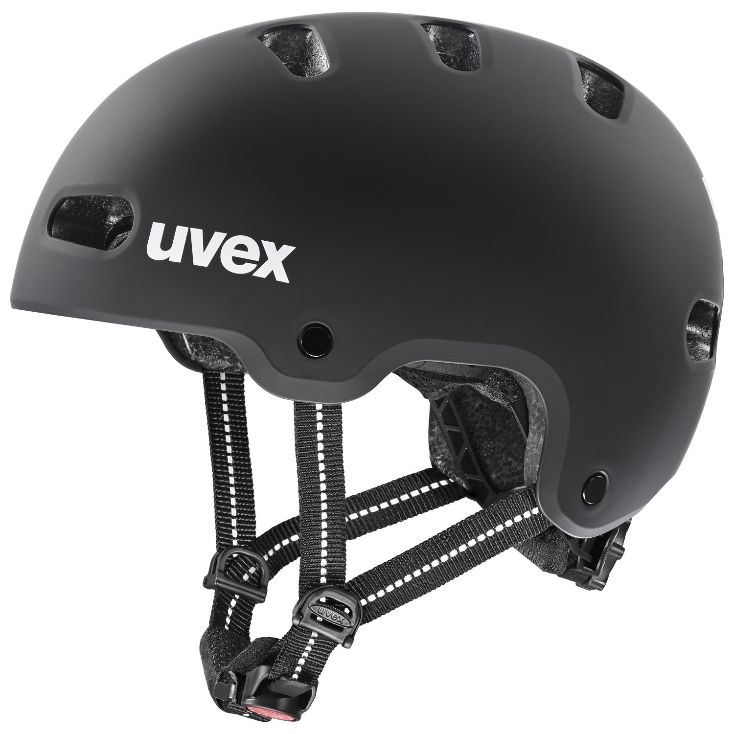 Uvex Kid 4, casco de bicicleta, junior, negro