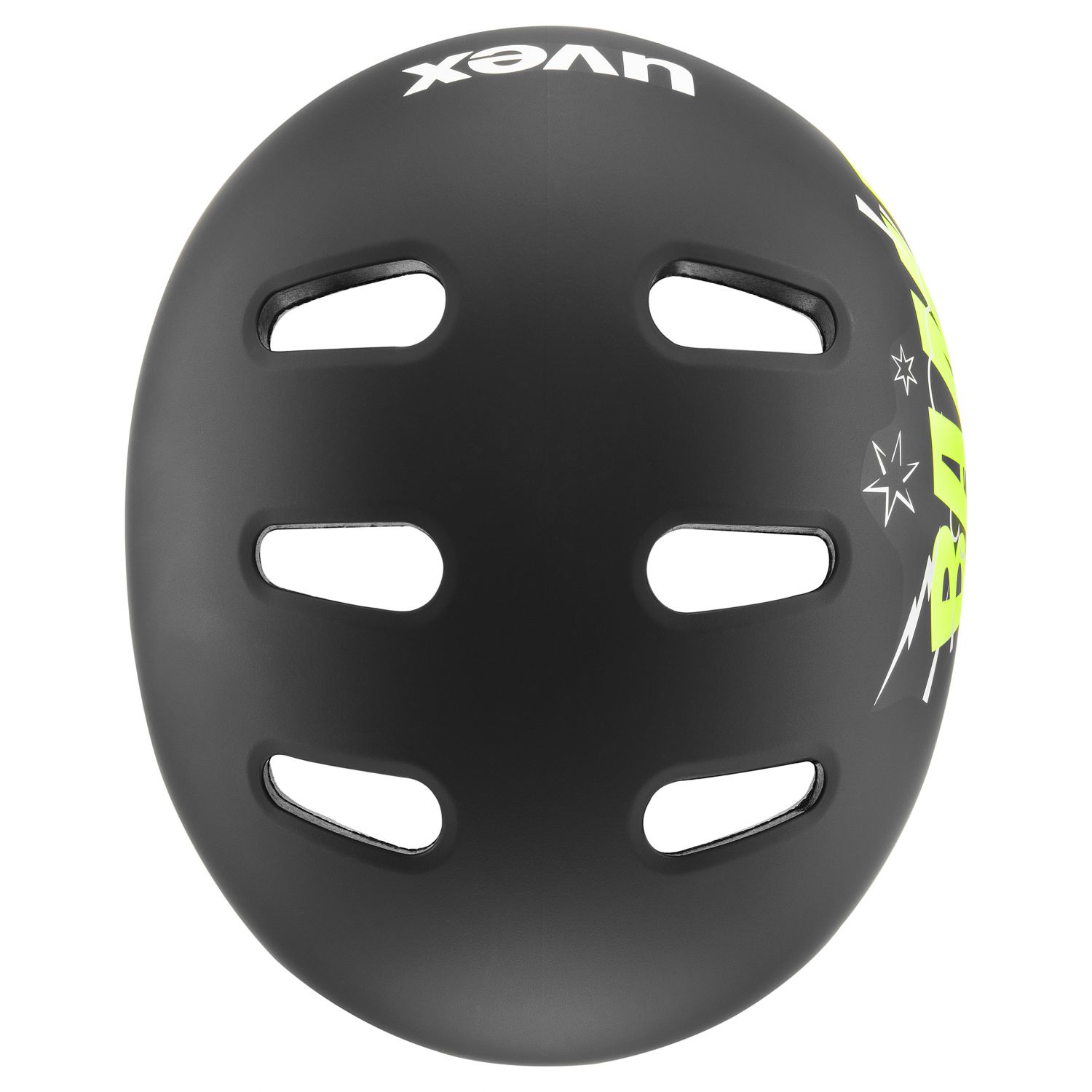 Uvex Kid 4 Style, casco da bici, junior, nero/verde