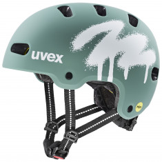 Uvex Kid 4 Style MIPS, Sykkelhjelm, Junior, Spray Sage Green Matt