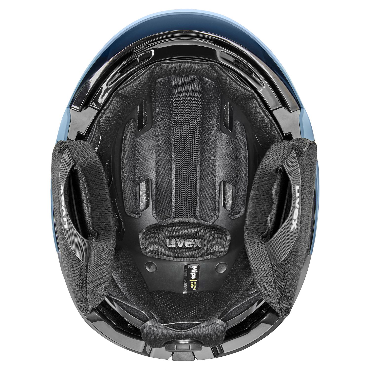 Uvex Levitate MIPS, casco da sci, blu/nero