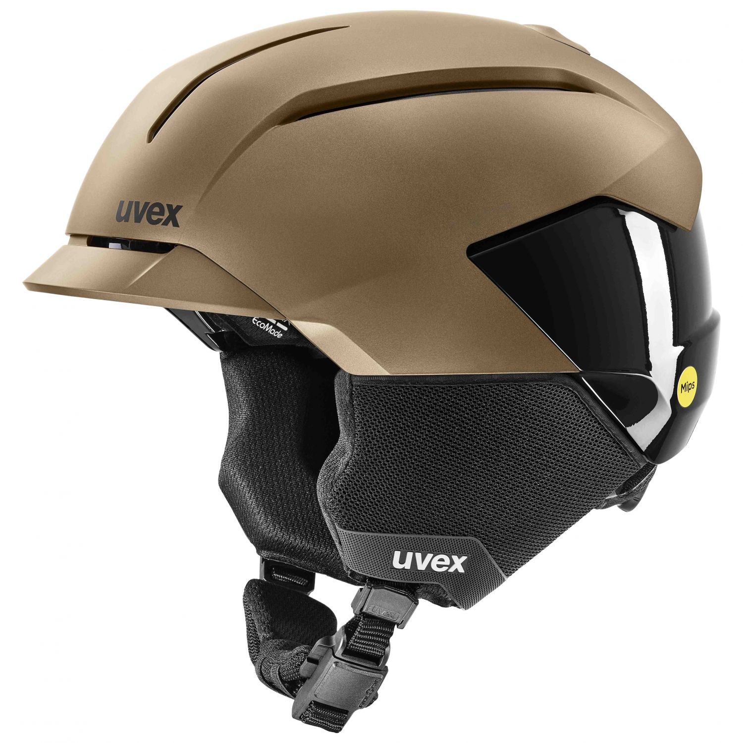 Uvex Levitate MIPS, kask narciarski, Brązowy