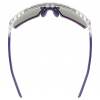 Uvex mtn perform, lunettes de soleil, transparent/violet