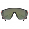 Uvex mtn perform, sunglasses, black/red