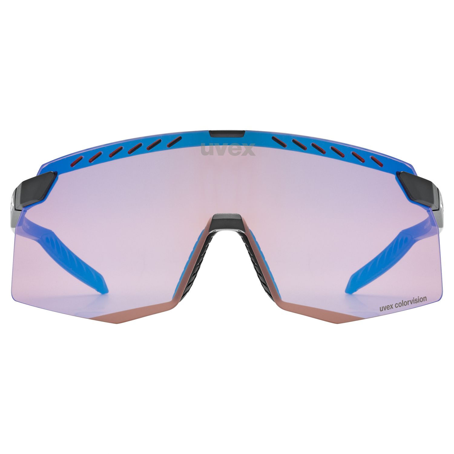 Uvex Pace Stage CV, sunglasses, black/blue