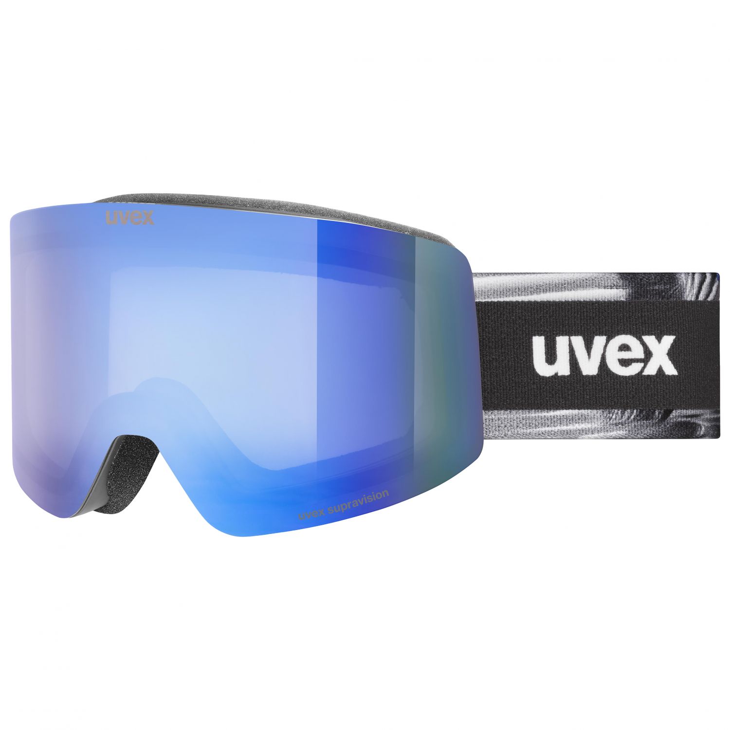 Uvex Provoqe FM, occhiali da sci, nero