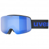 Uvex pwdr FM, gafas de esquí, junior, negro/azul