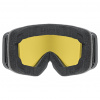 Uvex pwdr FM, gafas de esquí, junior, negro/verde