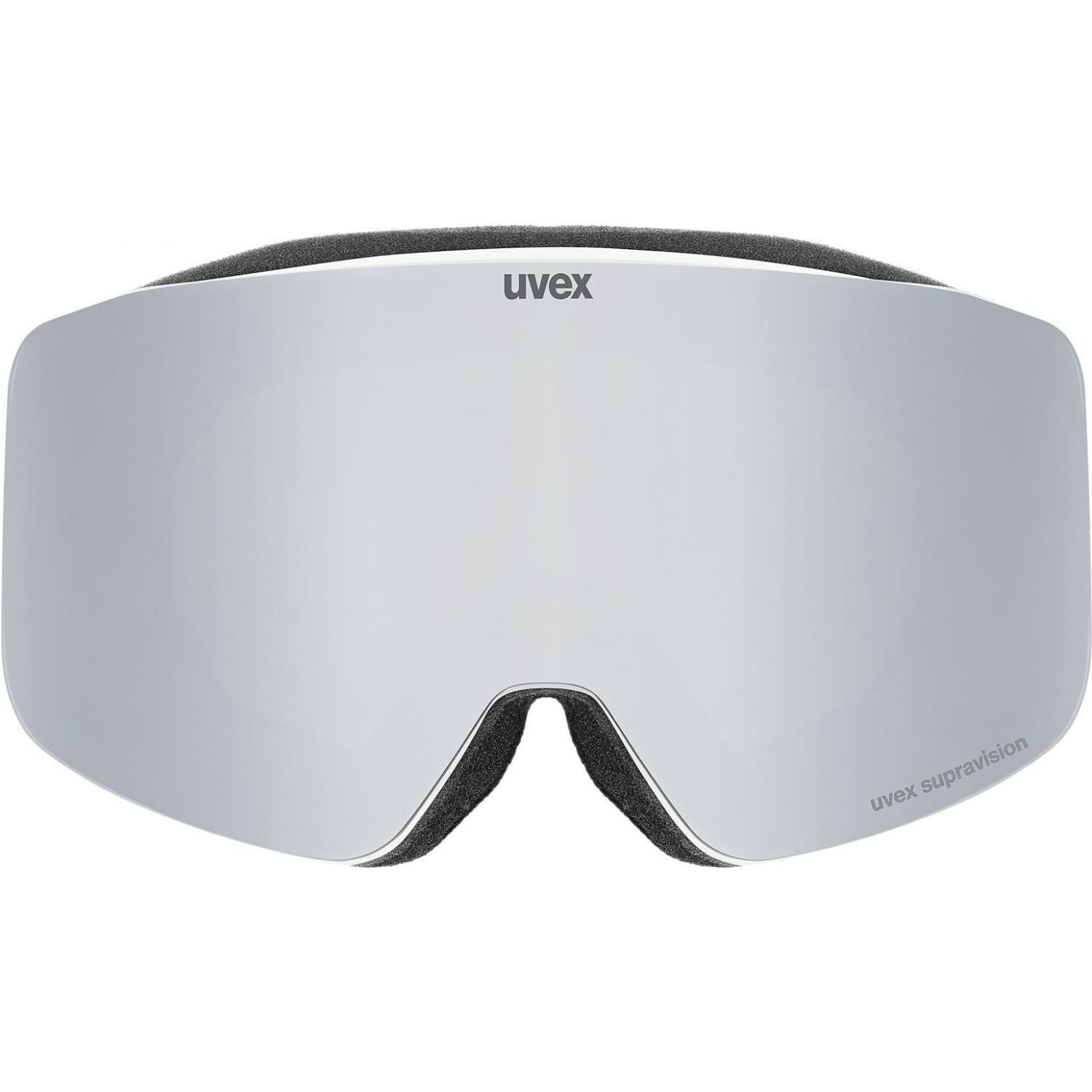 Uvex pwdr FM, gogle narciarskie, junior, czarny/biały