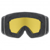 Uvex pwdr FM, masque de ski, junior, noir/vert