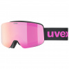 Uvex pwdr FM, óculos de esqui, júnior, preto/rosa