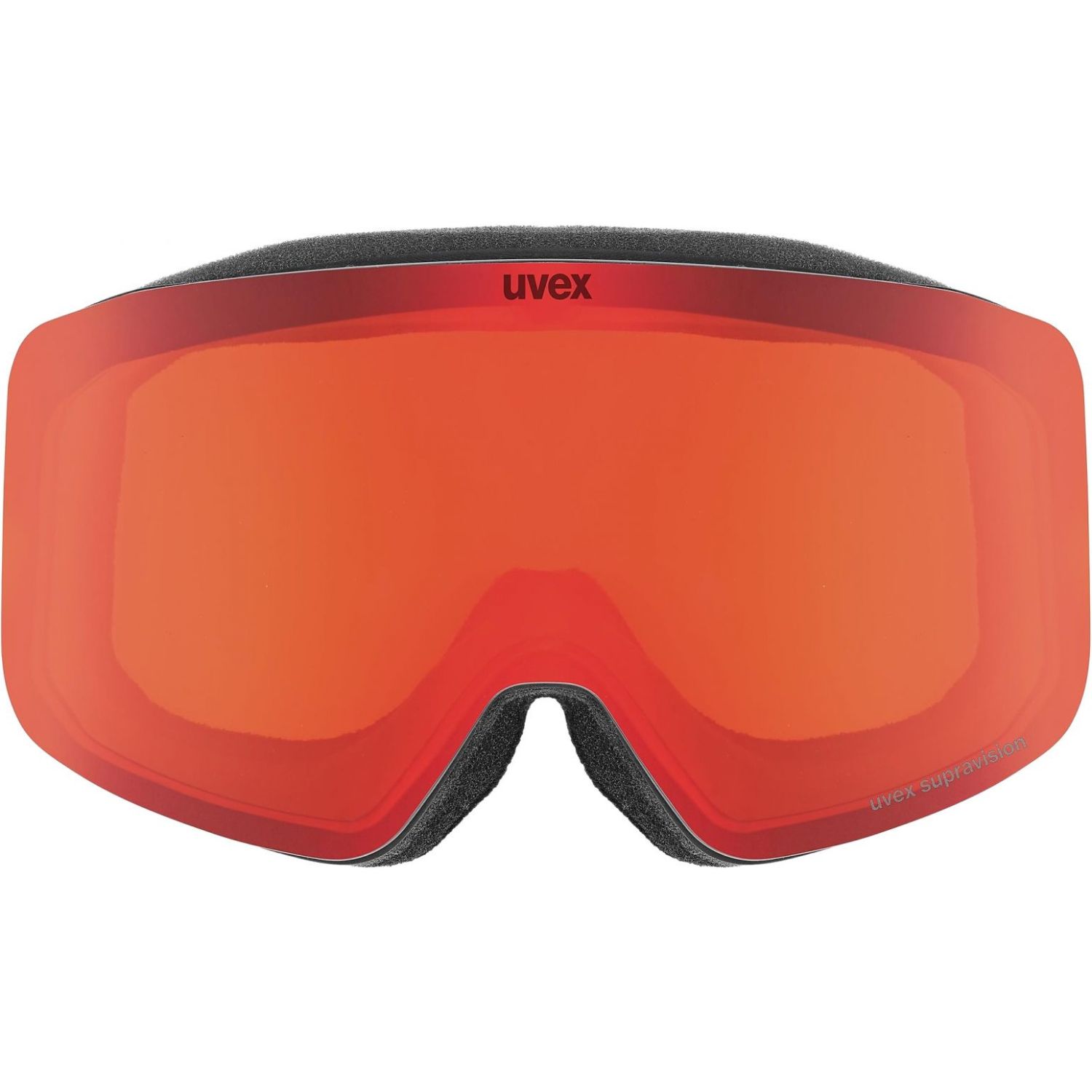 Uvex pwdr FM, ski bril, junior, zwart/rood