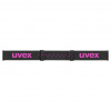 Uvex pwdr FM, ski bril, junior, zwart/roze