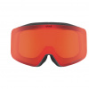 Uvex pwdr FM, ski goggles, junior, black matt/red
