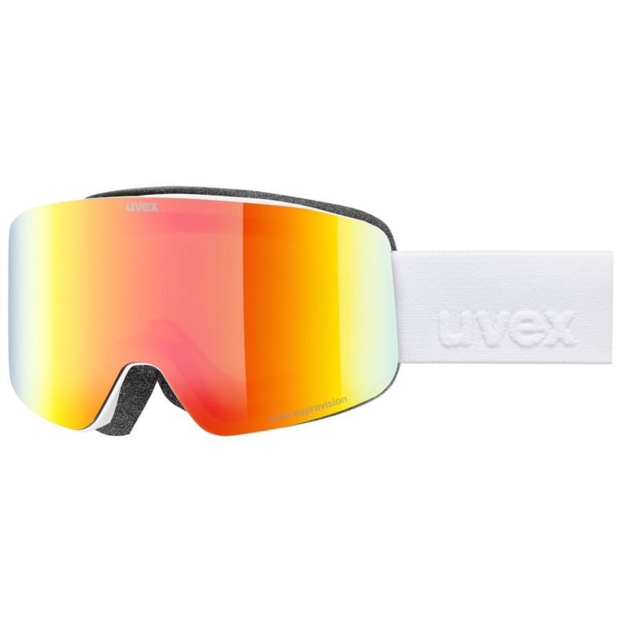 Uvex pwdr FM, skibriller, junior, hvid