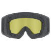 Uvex pwdr FM, skibriller, junior, sort