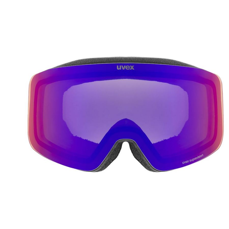 Uvex pwdr FM, skibriller, junior, sort