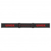 Uvex pwdr FM, síszemüveg, junior, fekete/piros