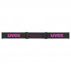 Uvex pwdr FM, síszemüveg, junior, fekete/rózsaszín