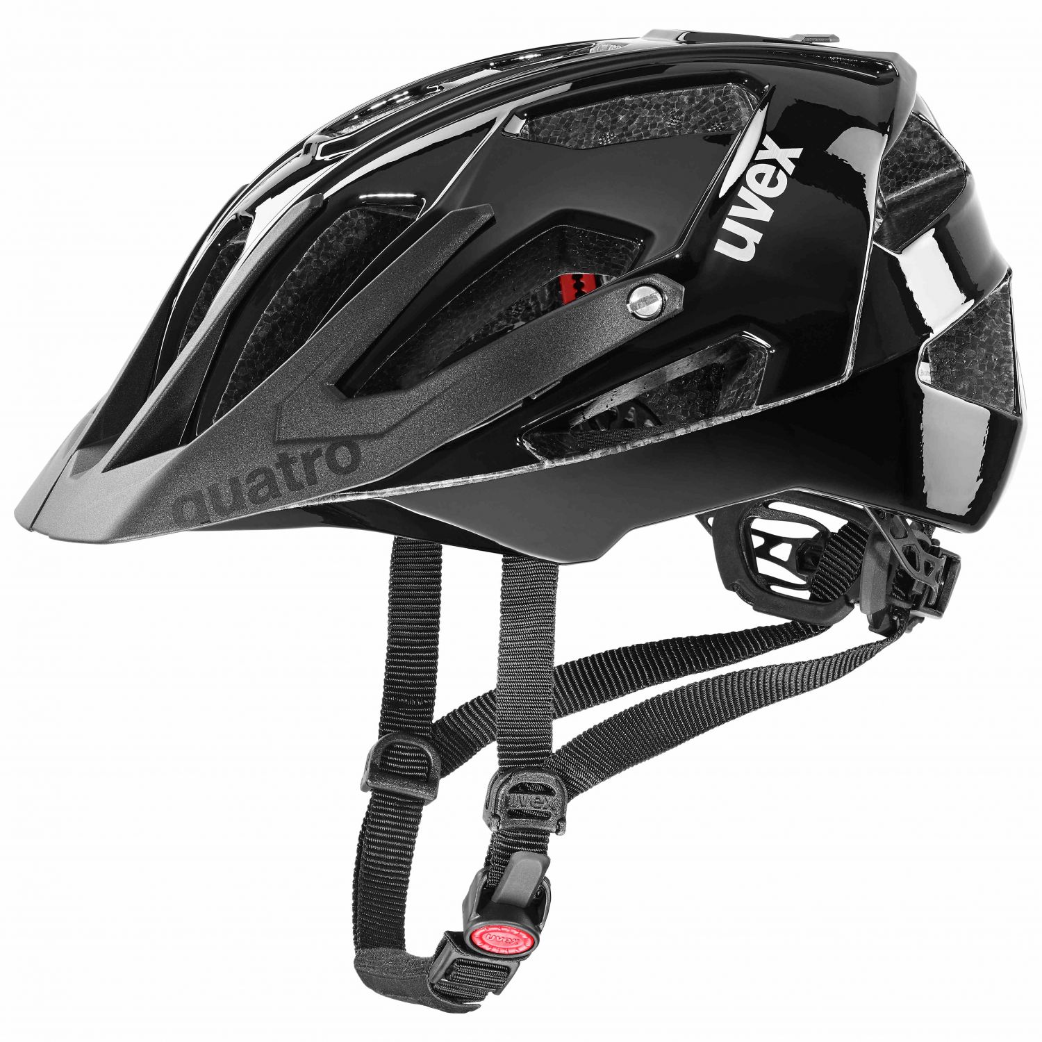 Uvex quatro, Fahrradhelm, schwarz