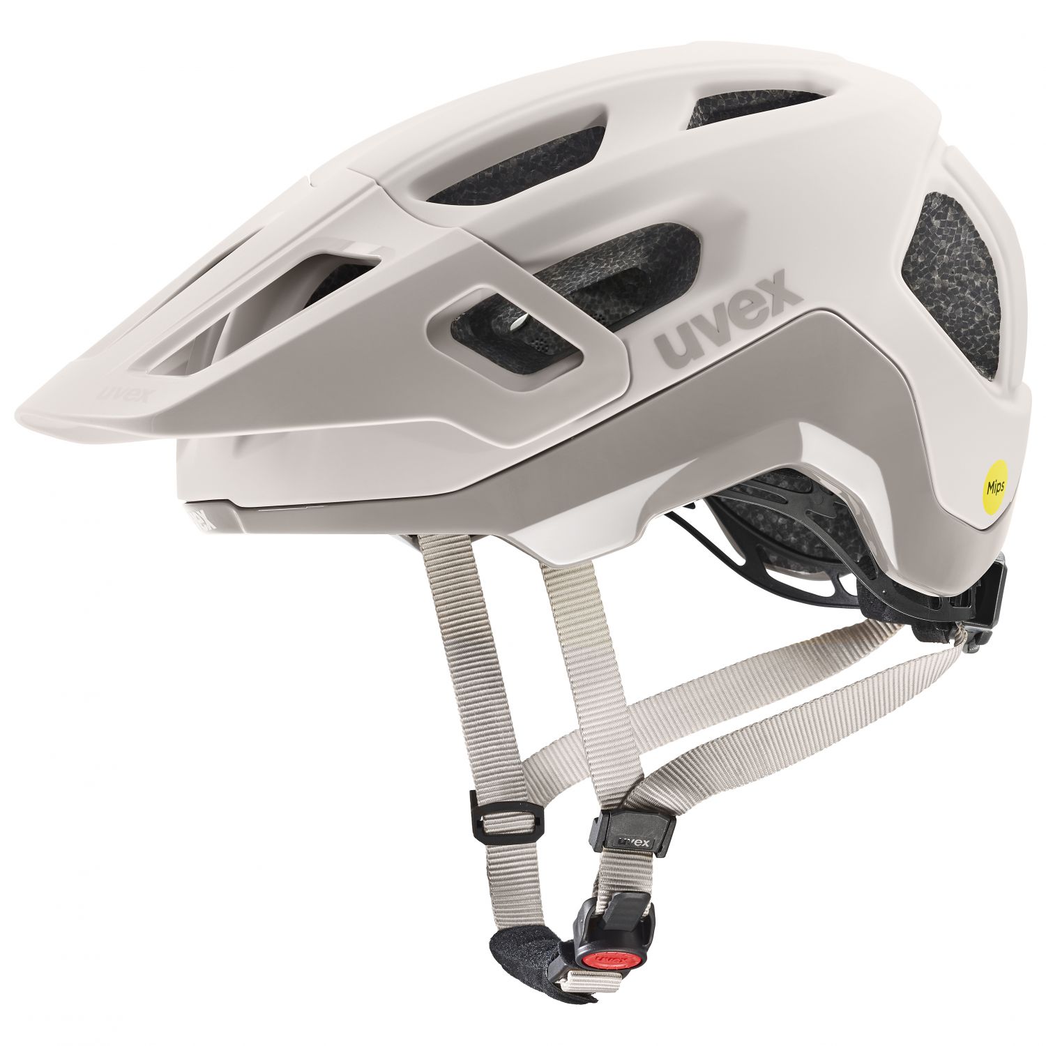 Uvex React MIPS, casco da ciclismo, grigio