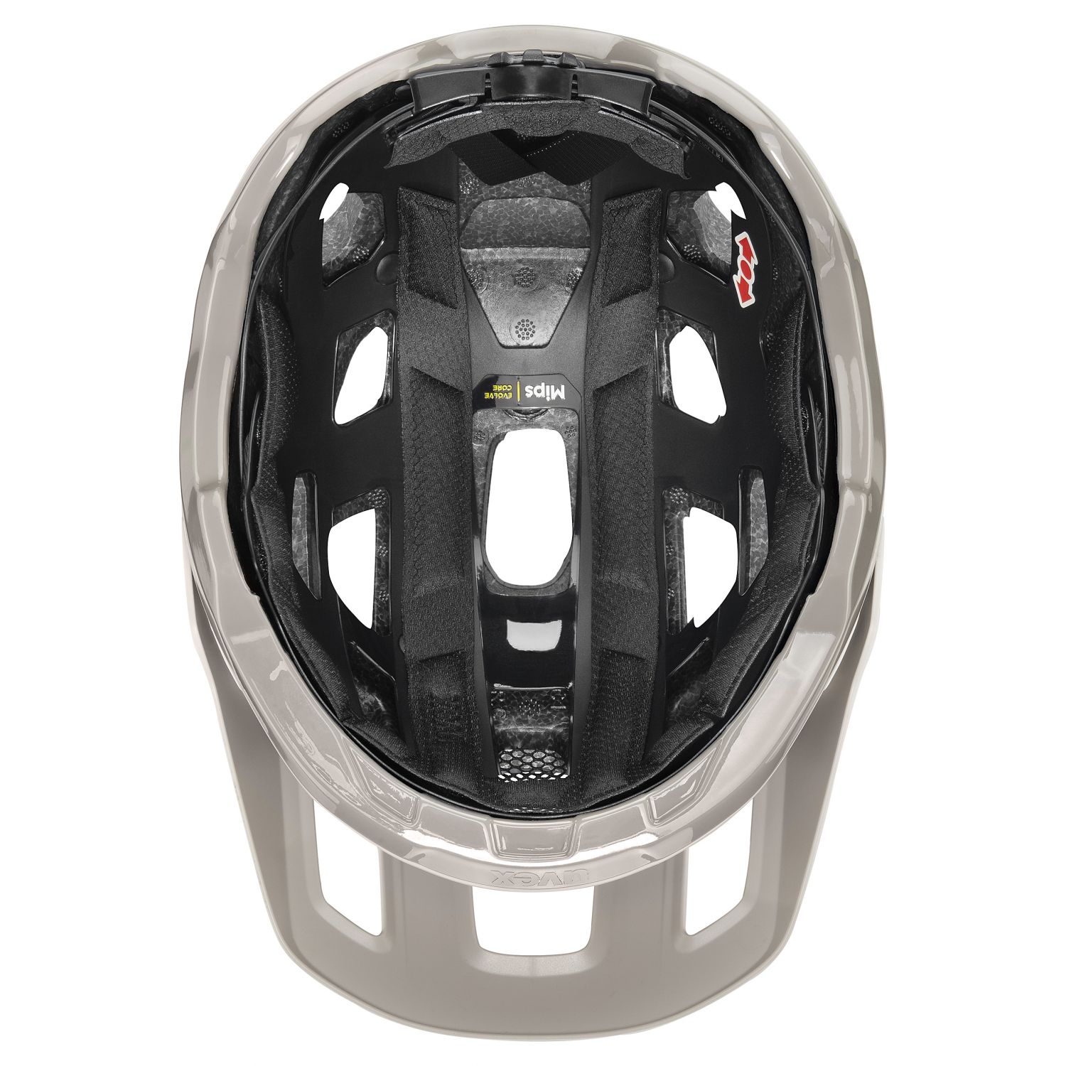 Uvex React MIPS, casco de ciclismo, gris